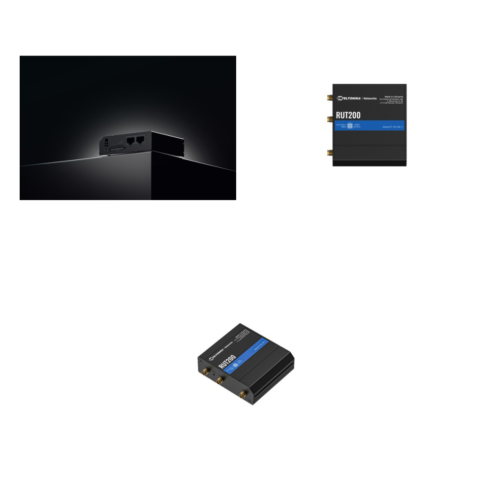 Router industrial 4G LTE Teltonika RUT200, LTE Cat 4, Wi-Fi 4 pe 2.4 GHz, 2 porturi Ethernet, intrare 9-30 V DC, carcasa din aluminiu, sursa EU inclusa, RUT200010000 [4]