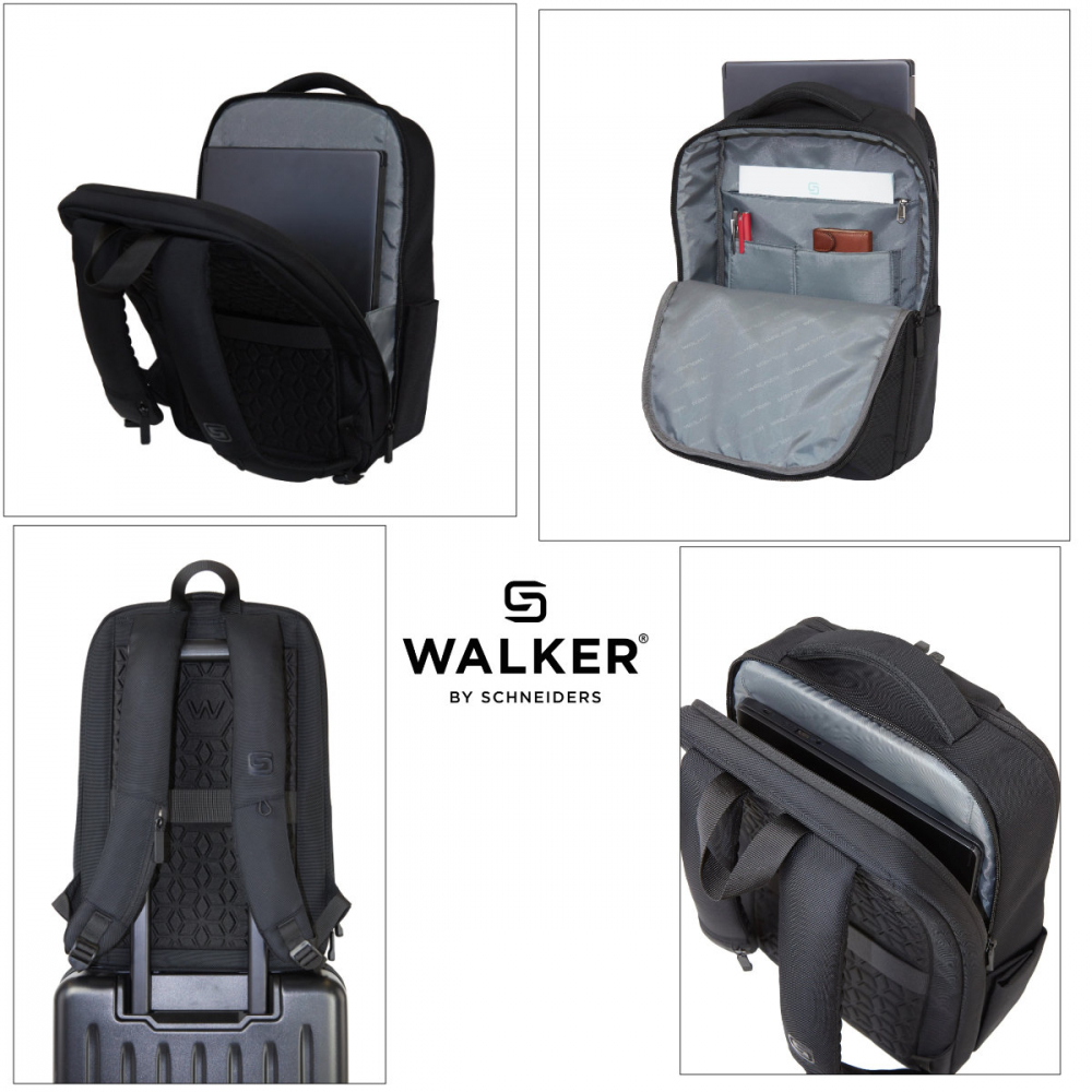 Rucsac Business Ally, produs Walker by Schneiders, 30x44x18 cm, negru [5]
