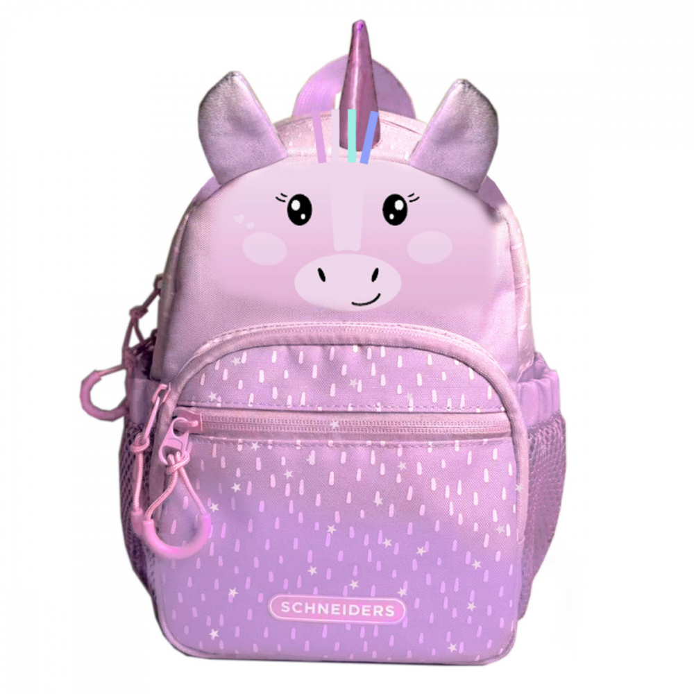 Rucsac Gradinita Mini Conny Unicorn Roz, Schneiders Kids, 18.5 x 27 x 11 cm, 6 L, roz [1]