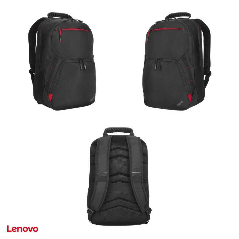 Rucsac laptop Lenovo ThinkPad Essential Plus 15.6-inch Backpack Eco pentru laptop 15,6 inch, compartiment separat pentru laptop, 60% RPET, negru, 4X41A30364 [4]