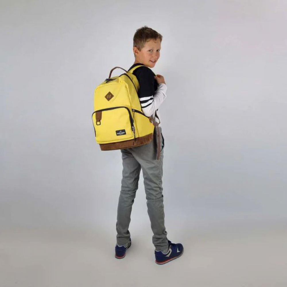 Rucsac lifestyle Pure Eco galben, produs Walker by Schneiders, 30x46x20 cm [3]