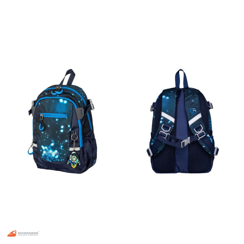 Rucsac pentru clasa pregatitoare Schneiders Deep Cosmos, 25x35x12 cm, 11 l, albastru [4]
