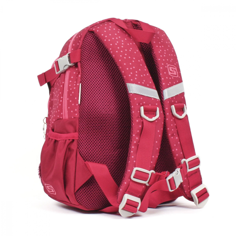 Rucsac pentru Clasa Pregatitoare Very Berry Rosu, Schneiders Kids, 25 x 35 x 12 cm, 11 L, rosu [2]