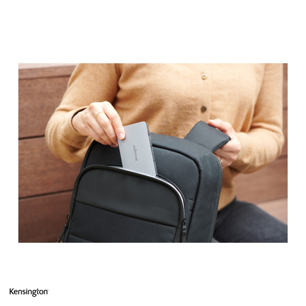 Rucsac pentru laptop Kensington EQ, 16 inch, din poliester reciclat, negru [5]