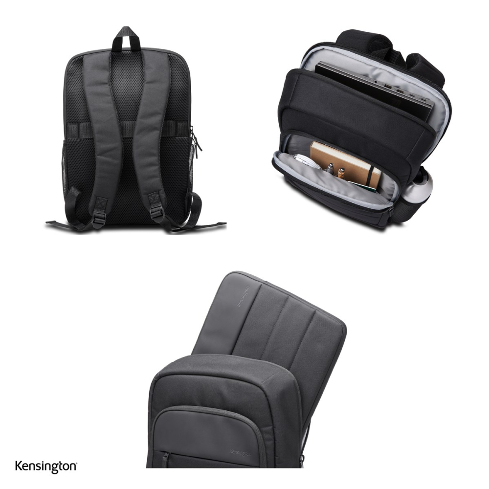Rucsac pentru laptop Kensington EQ, 16 inch, din poliester reciclat, negru [4]