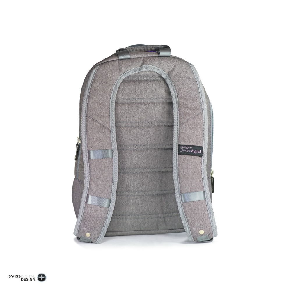 Rucsac pentru laptop Swiss Digital, 13 inch, gri [5]