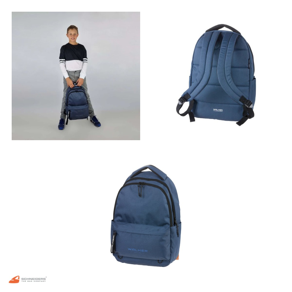 Rucsac Walker by Schneiders Alpha, 32x45x23 cm, 29 l, albastru navy [4]