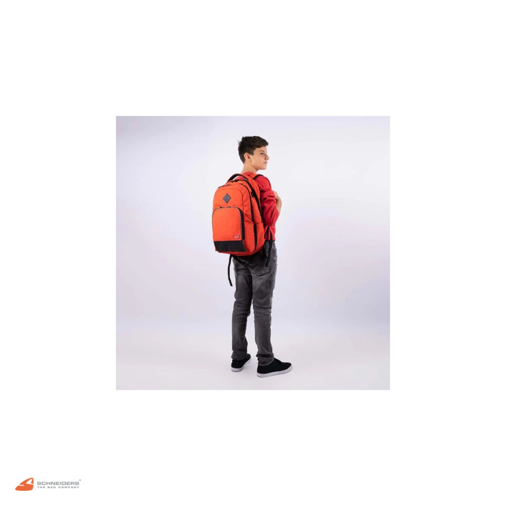 Rucsac Walker by Schneiders College Wizzard, 30x47x18 cm, 29 l, rosu melange [5]