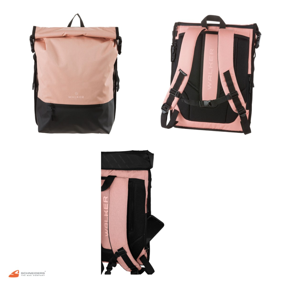 Rucsac Walker by Schneiders Concept 2 Mika, 34x44x12 cm, 21 l, roz flamingo [4]