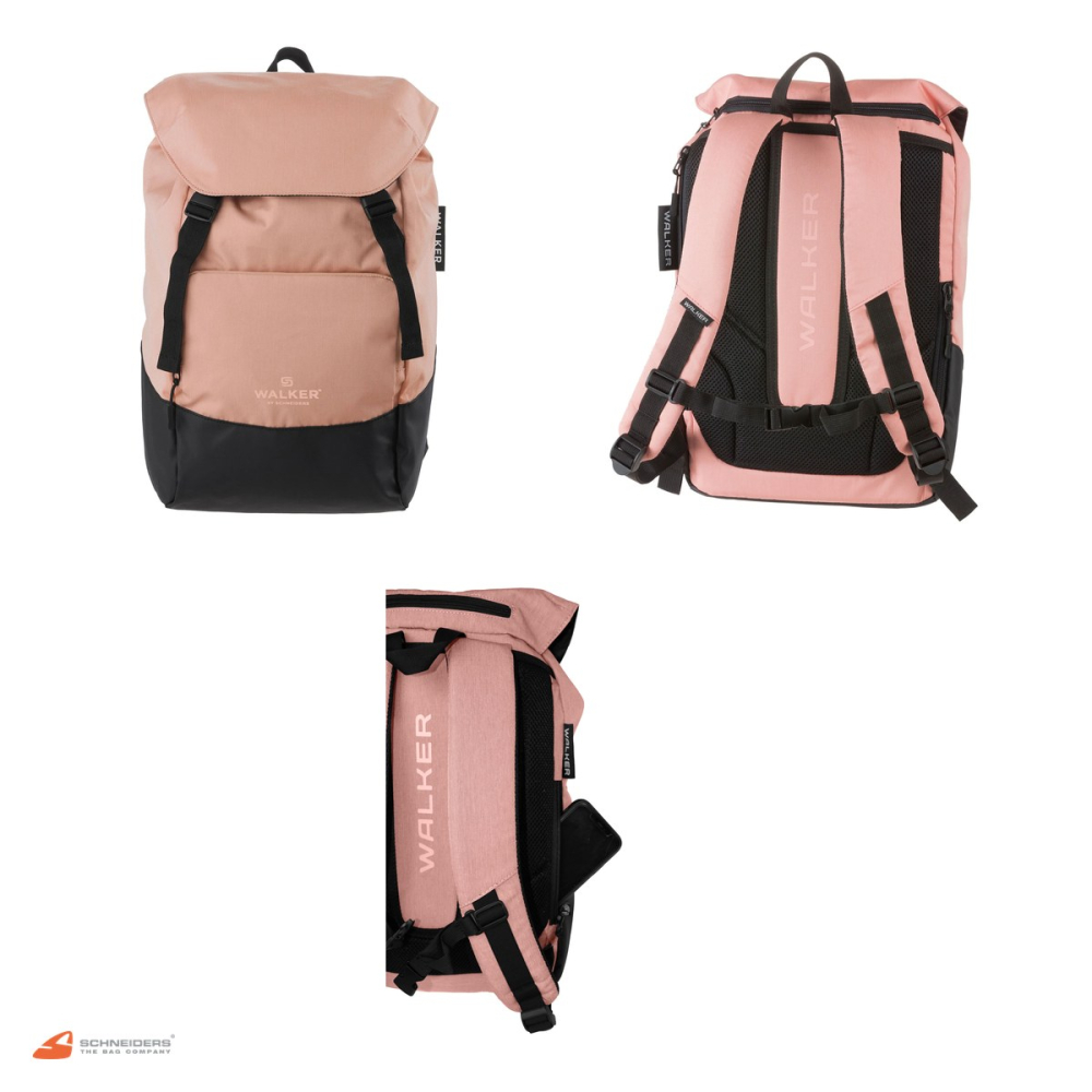 Rucsac Walker by Schneiders Concept 2 Sol, 33x48x15 cm, 25 l, roz flamingo [4]
