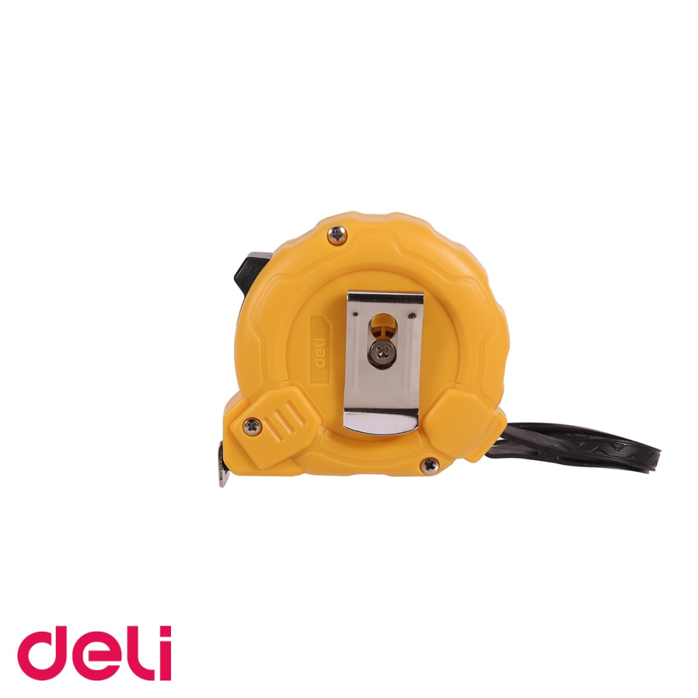Ruleta de masurare Deli, banda otel 5m x 19mm, carcasa ABS rezistenta la socuri, pentru constructii si bricolaj [5]