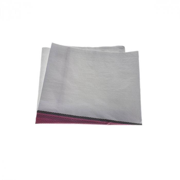 Sac rafie, 70x112cm, alb cu dunga rosie [3]
