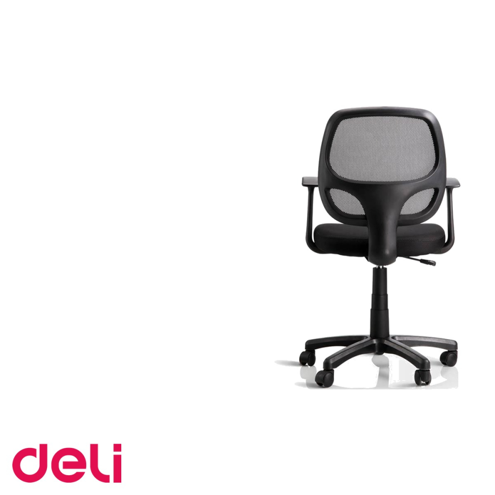 Scaun de birou ergonomic Deli 4900, spatar mesh, rotire 360 grade, reglabil pe inaltime [5]