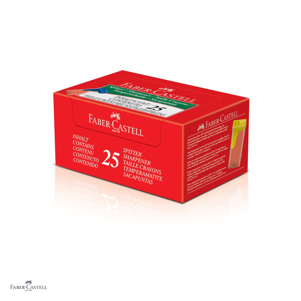 Set 10 ascutitori Faber-Castell, cu container, din plastic [4]