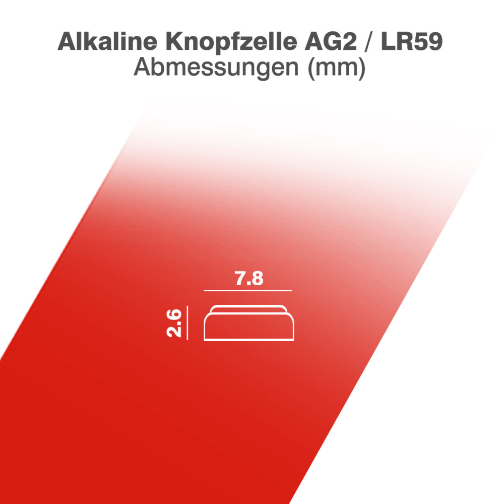 Set 10 Baterii Alcaline AG2 / LR726 1.5V 25mAh, Dimensiuni 7.8x2.6 mm, Pentru Dispozitive Medicale Mici, Ceasuri, Telecomenzi, Blister, Camelion [5]