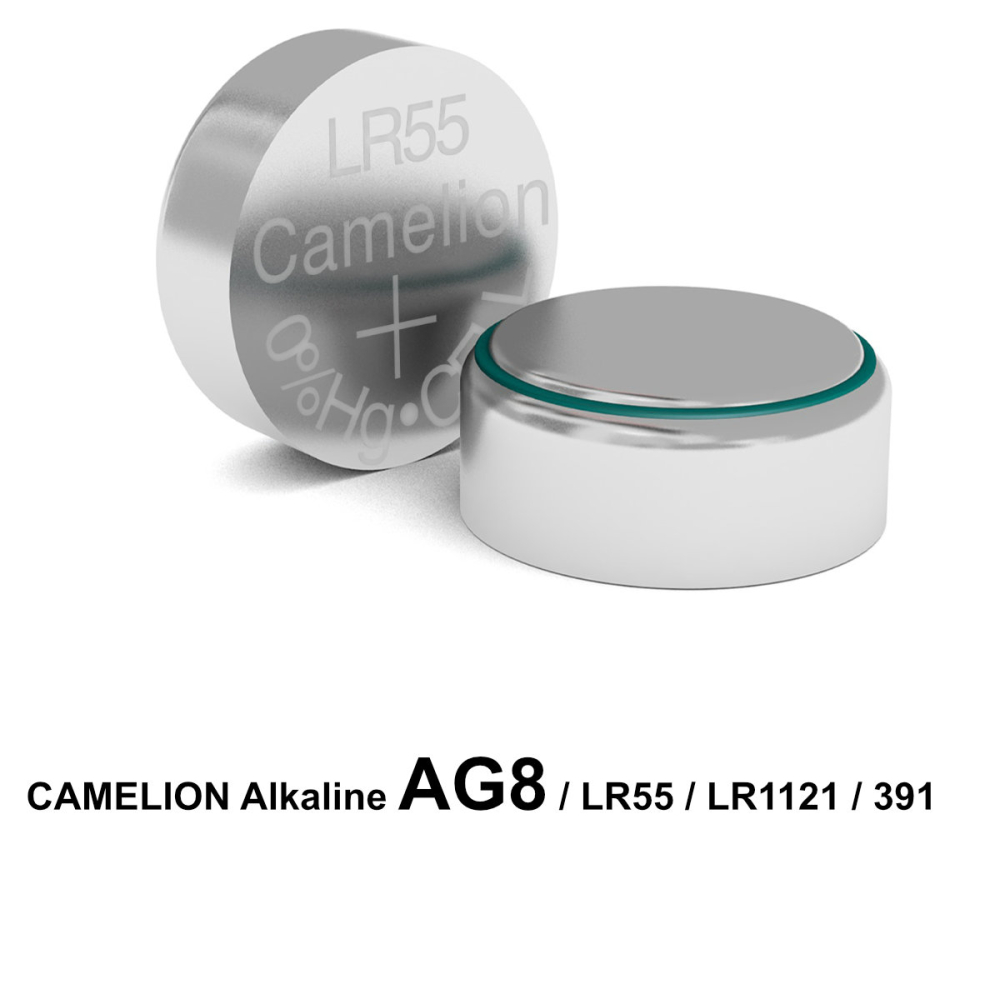 Set 10 Baterii Alcaline AG8 / LR1120 1.5V 42mAh, Dimensiuni 11.6x2.15 mm, Pentru Ceasuri, Telecomenzi, Aparate Medicale, Blister, Camelion [2]