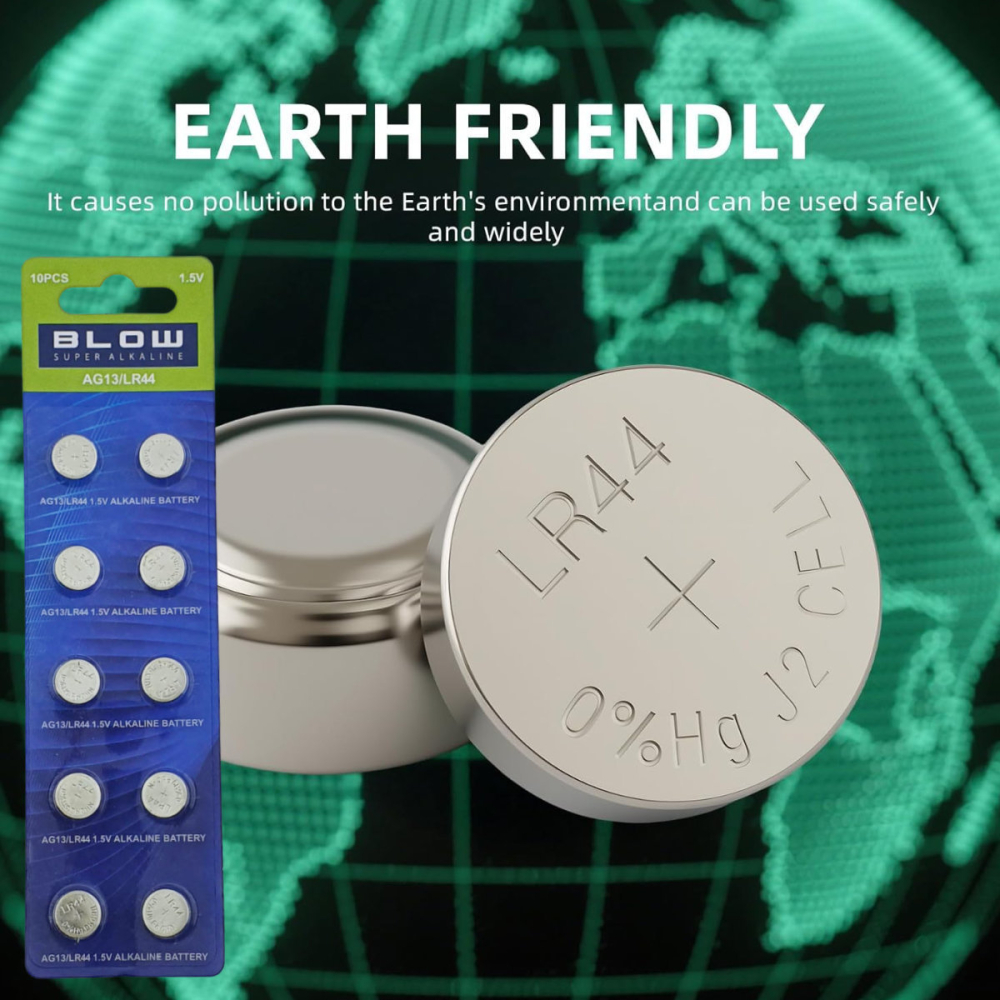 Set 10 Baterii Buton LR44 (AG13, A76, L1154, V13GA) - Alimentare 1.5V de Mare Capacitate pentru Jucarii, Ceasuri, Telecomenzi si Electronice Diverse - 160mAh [4]