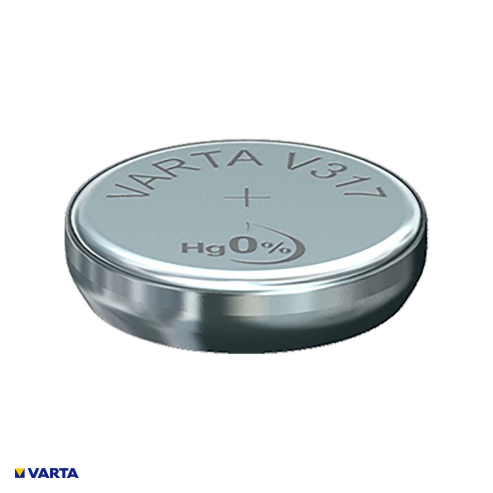 Set 10 baterii ceas VARTA V317 SR516SW SR62, oxid de argint, 1.55 V, 5.8 x 1.65 mm, 10 blistere [4]