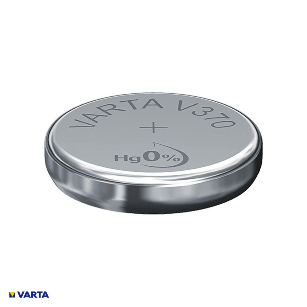 Set 10 baterii ceas VARTA V370 SR920W SR69 AG6, oxid de argint, 1.55 V, 9.5 x 2.1 mm, 10 blistere [4]
