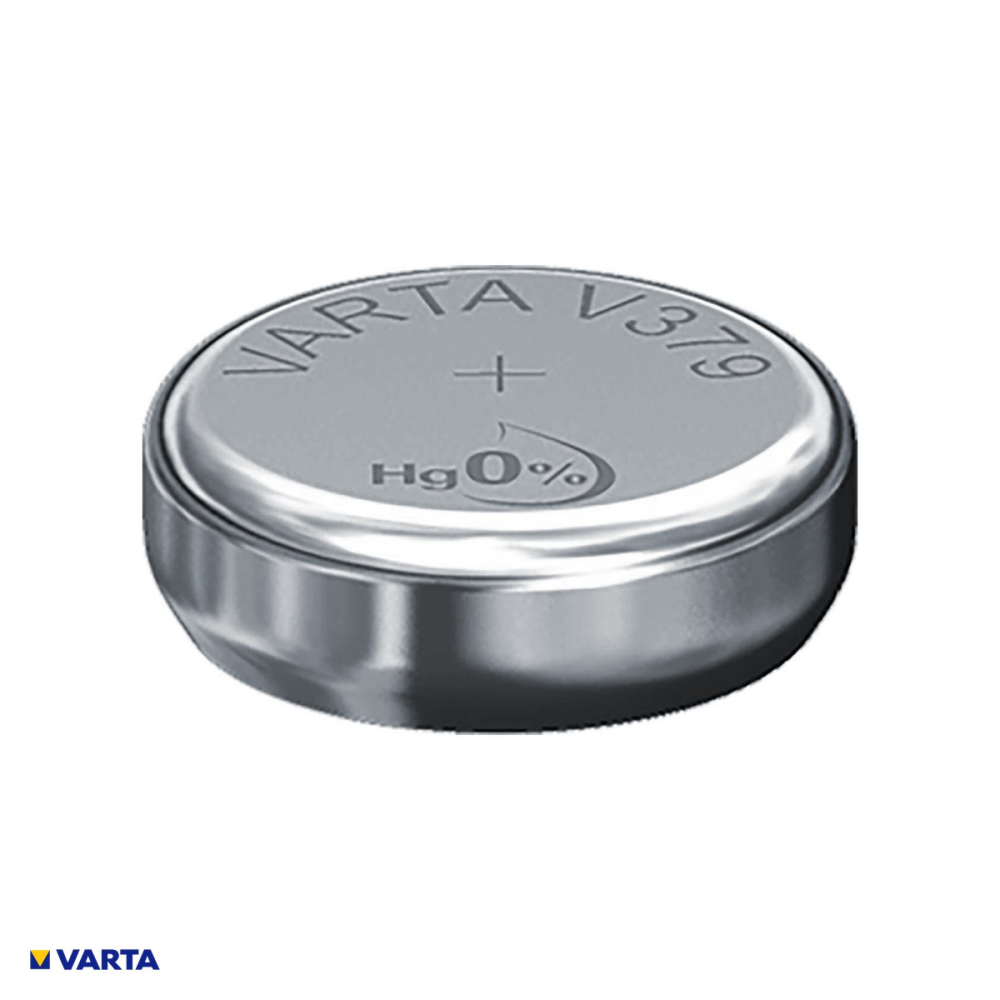Set 10 baterii ceas VARTA V379 SR521SW SR63 AG0, oxid de argint, 1.55 V, 15 mAh, 5.8 x 2.15 mm, 10 blistere [4]