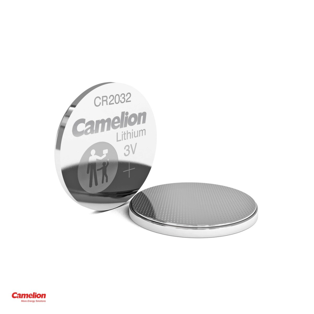 Set 10 baterii litiu Camelion CR2032, litiu - dioxid de mangan, 3 V, 210 mAh, 20 x 3.2 mm, 2 blistere a cate 5 bucati [4]