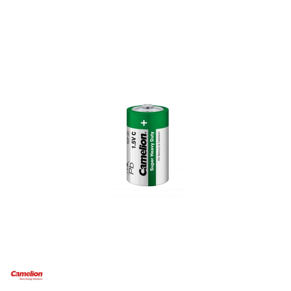 Set 10 baterii zinc carbon Camelion Super Heavy Duty C R14, 1.5 V, 26.2 x 50 mm, bulk, 5 pachete a cate 2 bucati [4]