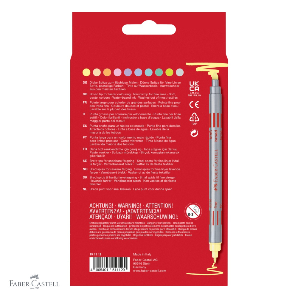 CARIOCA 10 CULORI PASTEL 2 CAPETE FABER-CASTELL [4]