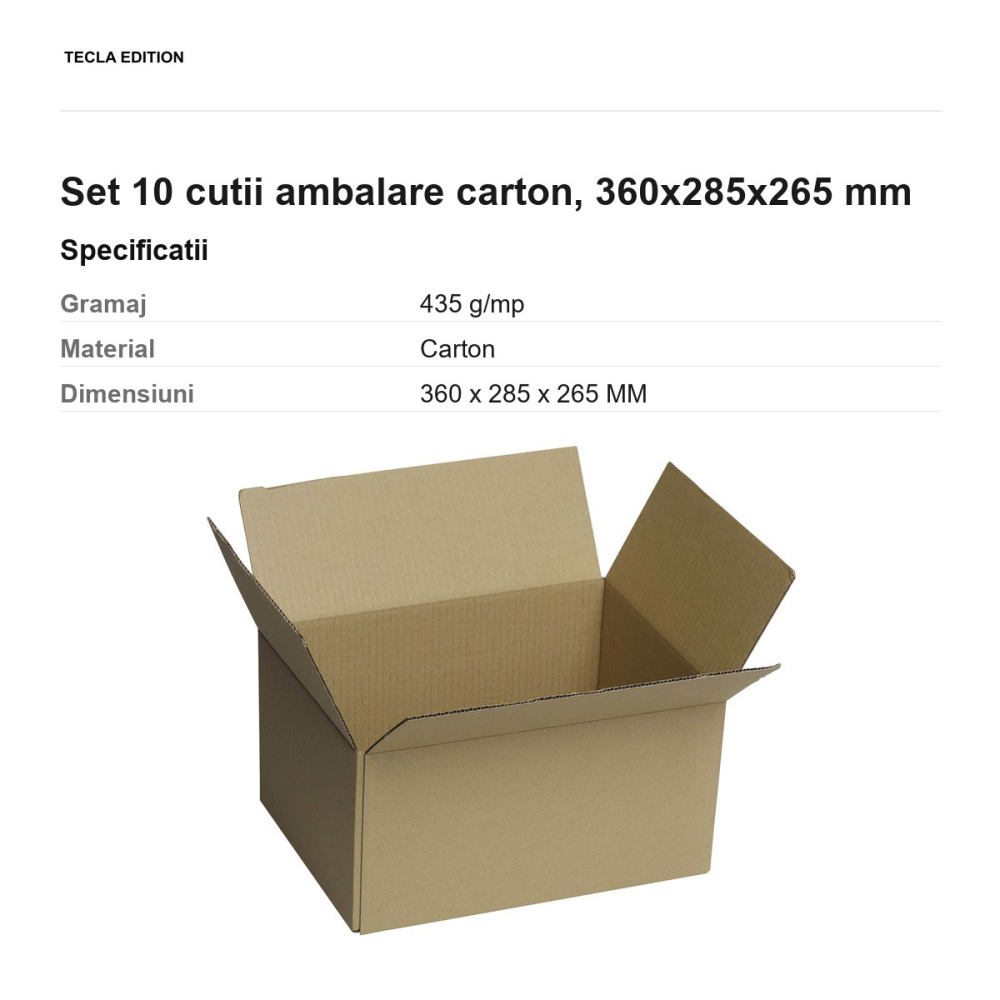 Set 10 cutii ambalare carton, 360x285x265 mm [3]