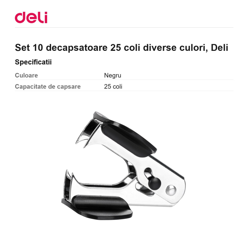 Set 10 decapsatoare 25 coli diverse culori, Deli [3]