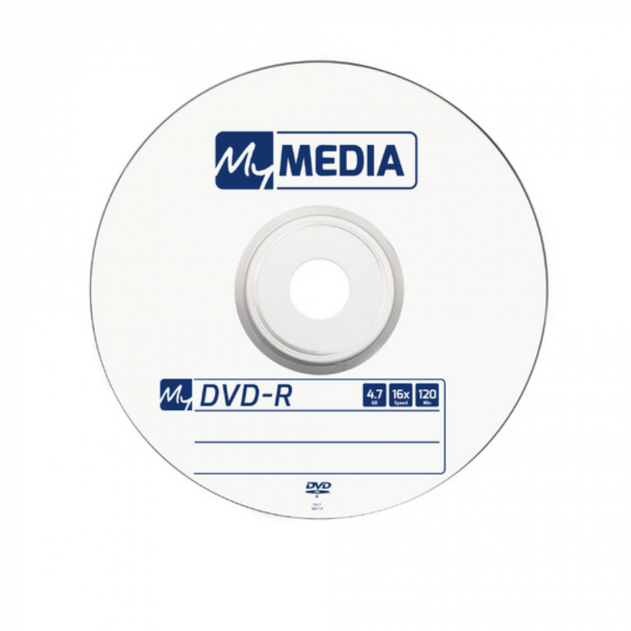Set 10 DVD-R 4.7 Gb, 16X, My Media 69205, 120 min, cu logo, ambalat in folie [2]