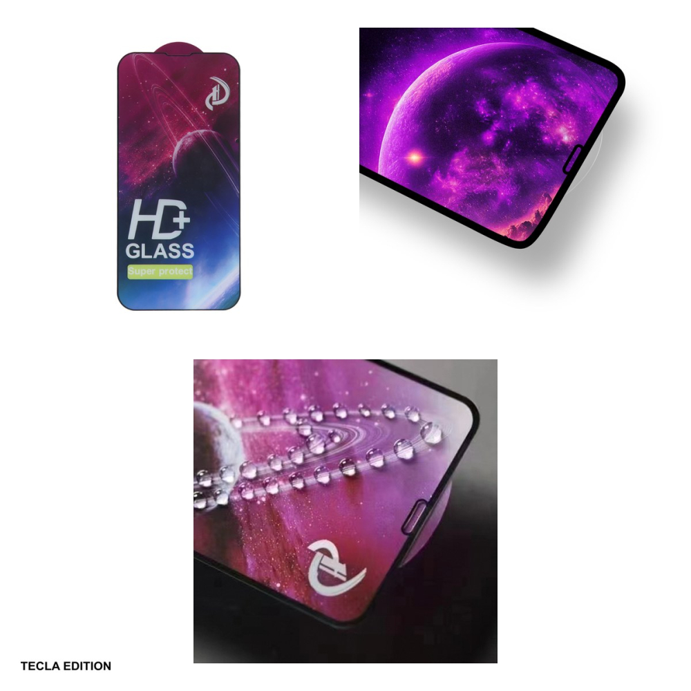 Set 10 folii sticla temperata 9D, cu rama neagra, pentru Apple iPhone 8 / iPhone 7 [4]