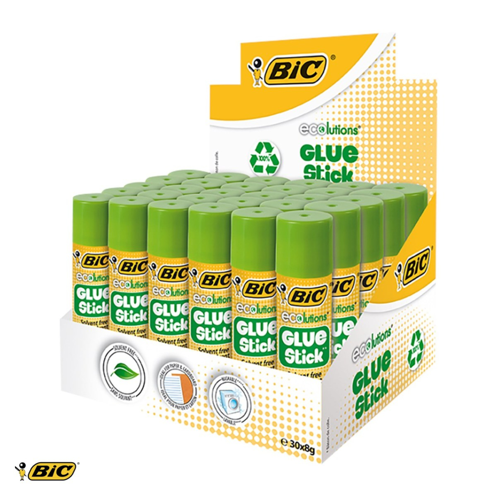 Set 10 lipiciuri stick Bic, 8 g, pe baza de apa, lavabil [4]