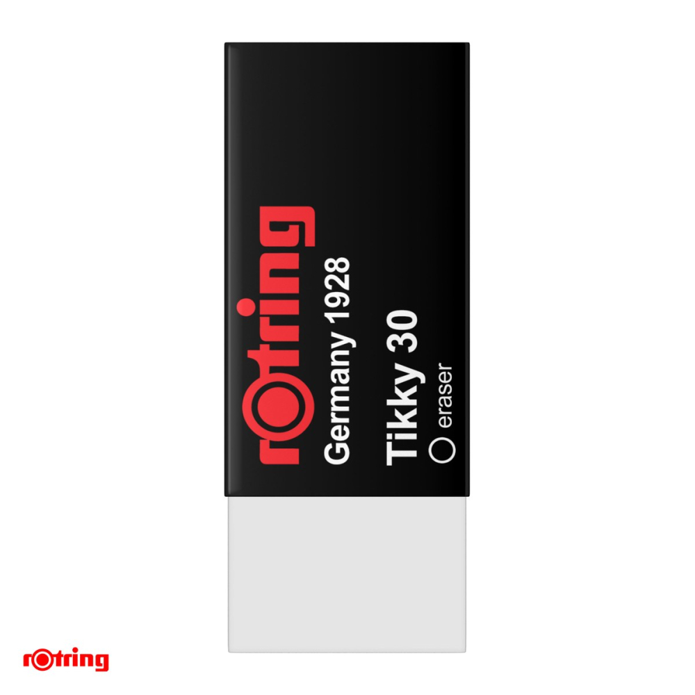 Set 10 radiere pentru creion Rotring Tikky 30, 41x12x17 mm, albe [4]