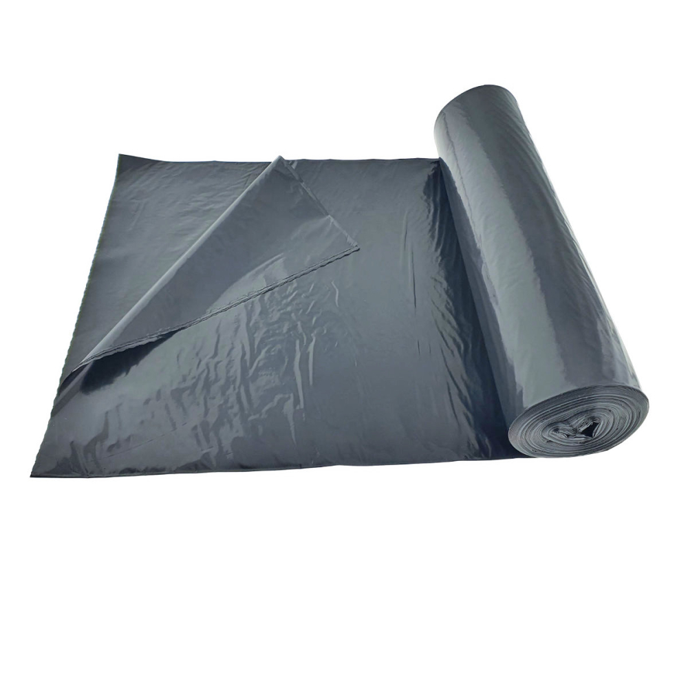 Set 10 Saci Menajeri 240L Super Rezistenti LDPE pentru deseuri voluminoase, curatenie generala si utilizare industriala, 110 x 120 cm, culoare neagra [4]