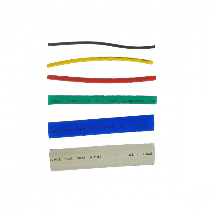 Set 100 tuburi termocontractabile, Lanberg 41461, 6 culori, lungime 100mm [4]