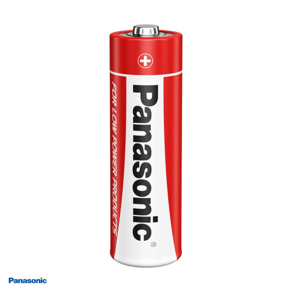 Set 12 baterii zinc carbon Panasonic AA R6, 1.5 V, 14.5 x 50.5 mm, in cutie [4]