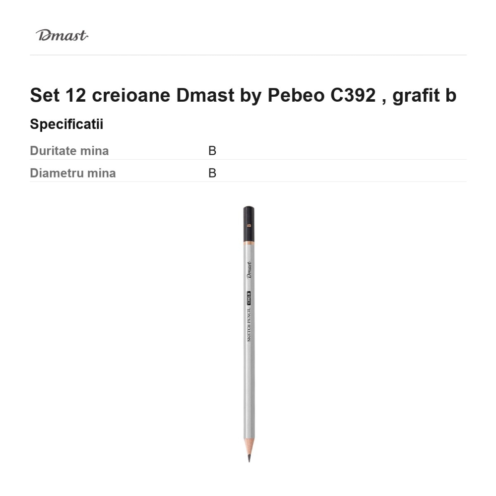 Set 12 creioane Dmast by Pebeo C392 , grafit b [3]