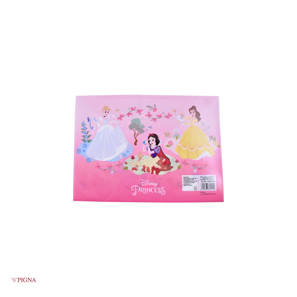 Set 12 mape Pigna Princess, A4, din plastic, buton [4]