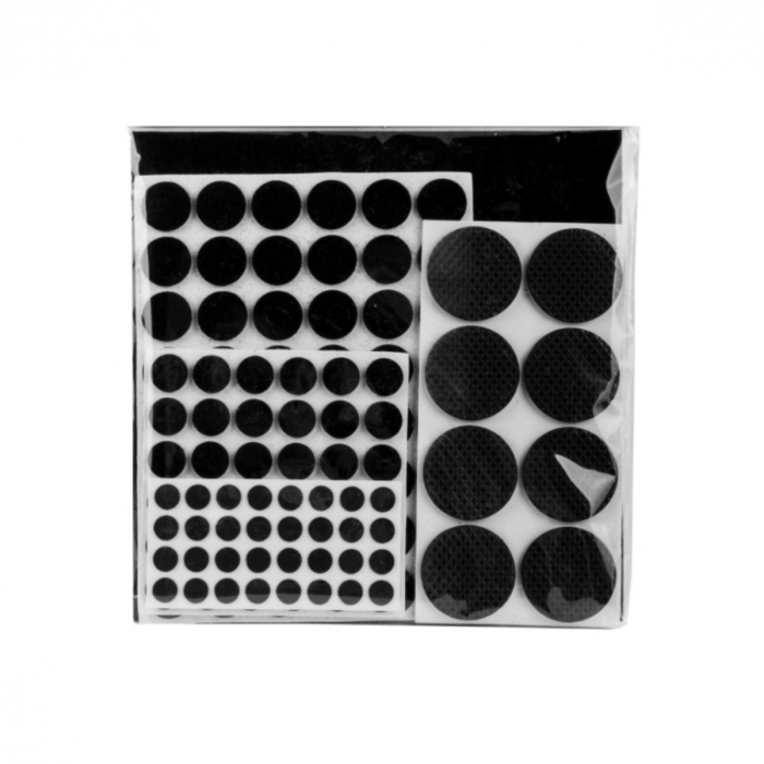 Set 125 protectii pentru mobila, scaune si mese, marimi diferite, 41669, negre [2]