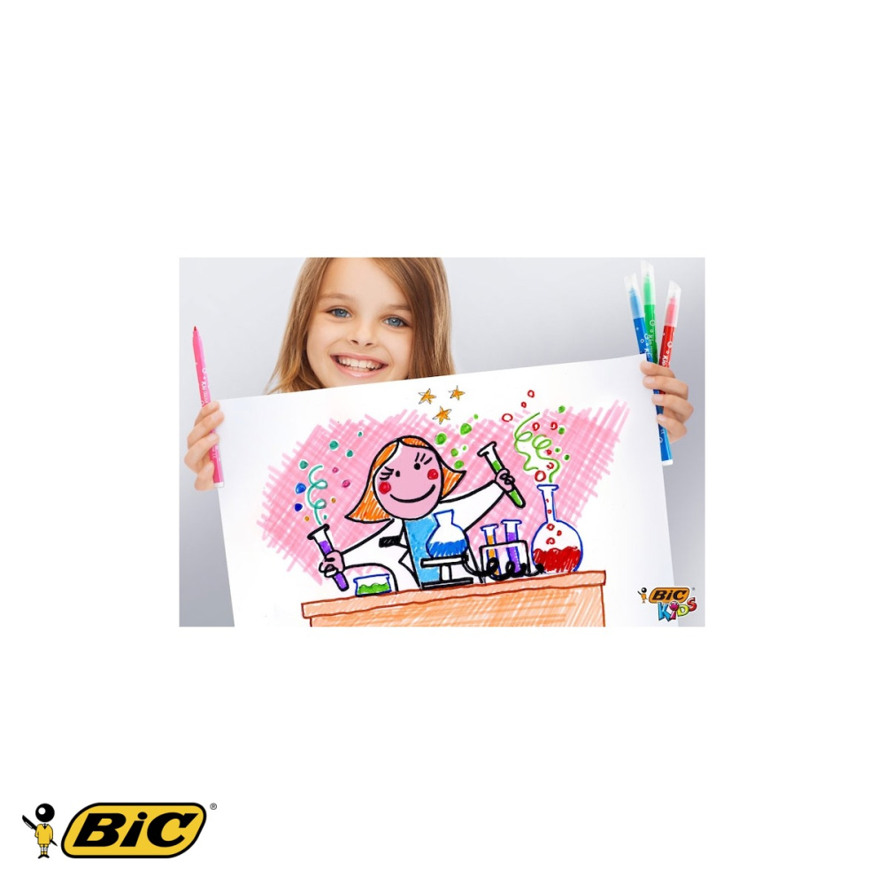 CARIOCA 18 CULORI ULTRALAVABILE KID COULEUR BIC [5]