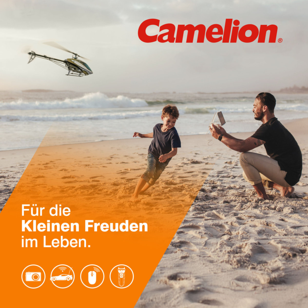 Set 2 Acumulatori AA Reincarcabili Camelion Ni-MH 2700mAh, Capacitate Ultra-Mare, Pentru Aparate Foto, Jucarii, Echipamente Puternice, Blister [4]