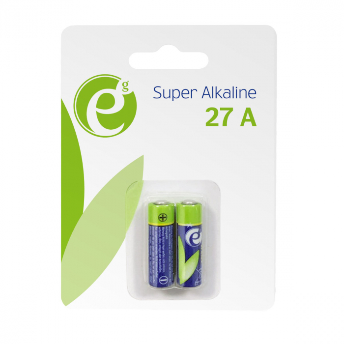 Set 2 baterii A27 / 27A 12V, Super Alkaline, Energenie, in blister [2]