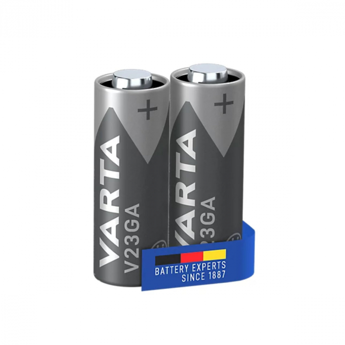 Set 2 baterii alcaline 23A, 12V, VARTA V23GA, in blister [2]