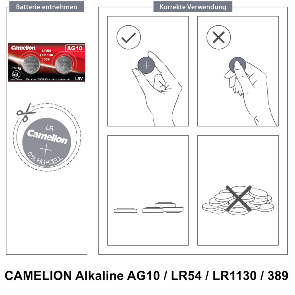Set 2 Baterii Alcaline Buton SR1130SW AG10 1.5V 80mAh, pentru Calculatoare, Jucarii, Lanterne, in Blister [6]