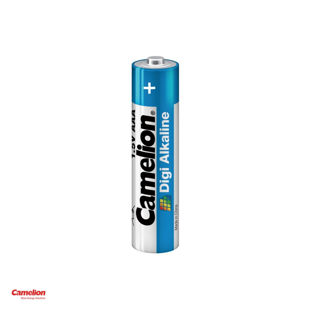 Set 2 baterii alcaline Camelion Digi Alkaline AAA LR03, 1.5 V, 10.5 x 44.5 mm, in blister [4]