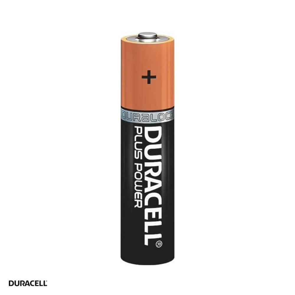 Set 2 baterii alcaline Duracell AAA LR03, 1.5 V, 10.5 x 44.5 mm, in blister [4]