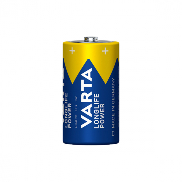 Set 2 baterii alcaline LR14, Varta Longlife Power C, 1.5V, in blister [3]