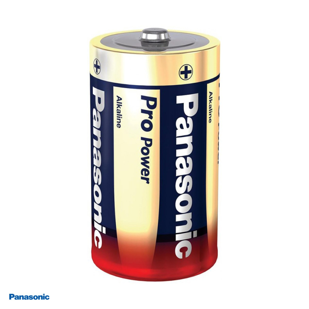 Set 2 baterii alcaline Panasonic Pro Power D LR20, 1.5 V, 34.2 x 61.5 mm, in blister [4]