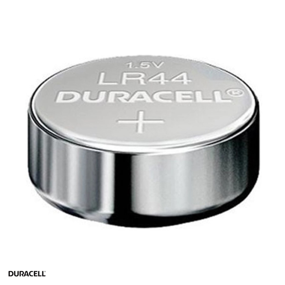 Set 2 baterii ceas alcaline Duracell LR44 AG13 A76, 1.5 V, 170 mAh, 11.6 x 5.4 mm, in blister [4]