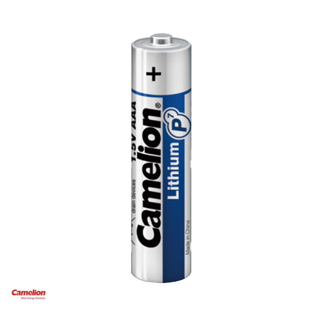 Set 2 baterii litiu Camelion Lithium P7 AAA FR03, 1.5 V, 10.5 x 44.5 mm, in blister [4]